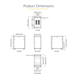 ARMOIRE 19PO 22U 600mmX1000mm COMPLET PORTE VERRE