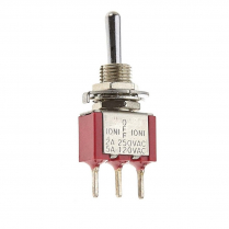 TOGGLE (ON)-OFF-(ON) 5A SPDT PCB