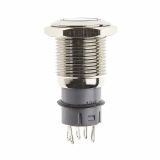 INT. MAINTENU ILLUMINE 12V IP67 BLEU SPDT