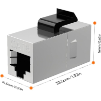 UNION RJ45 CAT6 METAL POUR PANNEAU