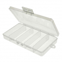 MINI COFFRET PLASTIQUE 3.5x6.75x1.25 A 5 COMPARTIMENTS