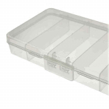 MINI COFFRET PLASTIQUE 3.5x6.75x1.25 A 5 COMPARTIMENTS