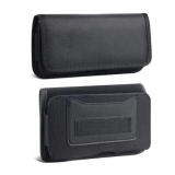 UNIVERSAL HORIZONTAL NYLON BELT POUCH WITH METAL CLIP