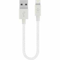 CABLE LIGHTNING VERS USB METALLIC 15CM