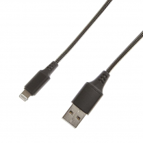 METALIC LIGHTNING USB CABLE 1M