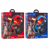 Casque Gaming HOCO W104 Stéréo Filaire Câble 2m-Rouge