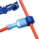 CON. RACCORDEMENT T BLEU 16-14AWG POUR TER MALE 0.250