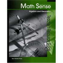Math Sense:  Algebra & Geometry Teacher's Guide     (3875)