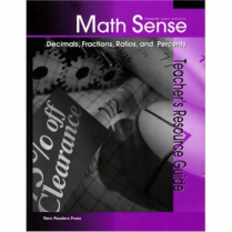 Math Sense Decimals Fractions Ratios Percents Teacher Guide