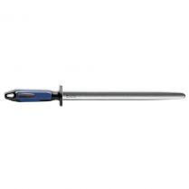 F.Dick Sharpening Steel Oval Fine-Cut Blue/Black 12"