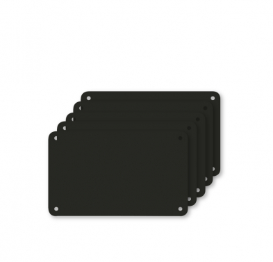 Profboard b10143 Series 1000, Replaceable Five-Pack Cutting Sheets, Black, 32.5 x 53cm.