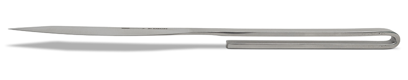 Pure Metal steak knife image showing side view