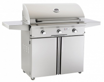 AOG 36" PORTABLE GRILL W/HALOGEN INTERIOR LIGHTS