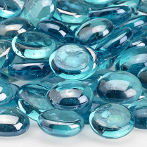 Aqua Blue Luster, 10 lb Jar Fire Beads