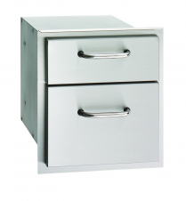 SS DOUBLE STORAGE DRAWER UNIT