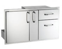ACCESS DOOR W/PLATER STORAGE & DBL. DRAWER