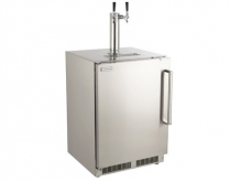 OUTDOOR RATED KEGERATOR WITH LEFT DOOR HINGE