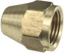 FLARE NUT, BRASS, 1/4"