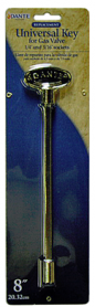 KEY, UNIV 1/4 & 5/16 X 8"LONG-BRASS