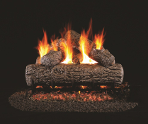 24" Golden Oak Logs & 24" G4 Burner Kit