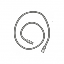 S.S. Flex Hose 36 -3/8" Female Flares with Adapters