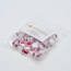 Cap Snap 11mm CLR Red PTFE/WHT Sil