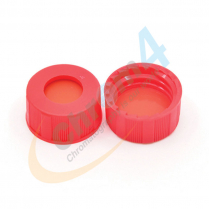 Cap Screw 9mm Red Ribbed Bonded CLR PTFE/Red Rub Sil
