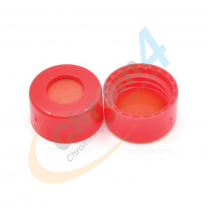 Cap Screw 9mm Red Ribbed FEP/Red Rub Sil