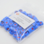 Cap Screw 9mm Blue Ribbed CLR PTFE/Red Sil Econo