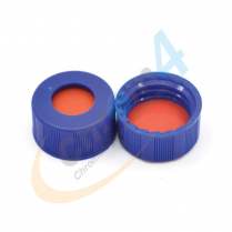 Cap Screw 9mm Dark Blue Ribbed CLR FEP/Sil