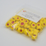 Cap Screw 9mm Yellow Ribbed Red PTFE/Sil/PTFE