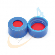 Cap Screw 9mm Blue Smooth Red PTFE/Sil/PTFE