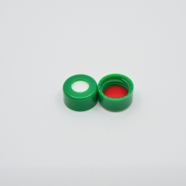 Cap Screw 9mm Green Ribbed Red PTFE/WHT Sil Slit