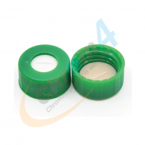 Cap Screw 9mm Green Ribbed Bonded PTFE/Sil Slit