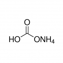 Ammonium bicarbonate eluent additive for LC-MS