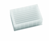 Reservoir Trays, 8 row,  partitioned, pyramid bottom