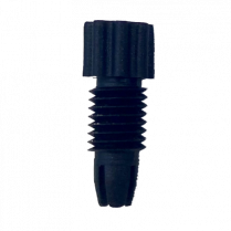 Capillary connector, black 1/16", 1,6 to 1 mm OD