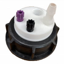 SmartWasteCap S55, 1 charcoal cart filter port + 2 entries (