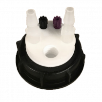 SmartWasteCap S55, 1 charcoal cart filter port + 2 entries (