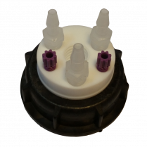 SmartWasteCap S55, 1 charcoal cart filter port + 2 entries (