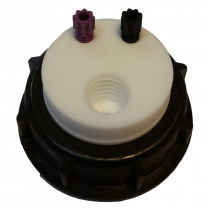 SmartWasteCap S55, 1 charcoal cart filter port + 2 entries (