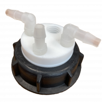 SmartWasteCap S60, 1 charcoal cart filter port + 3 leak(s) (