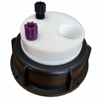 SmartWasteCap Burkle, 1 charcoal cart filter port + 2 entrie
