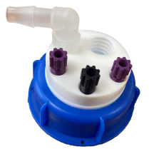 SmartWasteCap Burkle, 1 charcoal cart filter port + 3 entrie