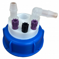 SmartWasteCap Burkle, 1 charcoal cart filter port + 3 entrie