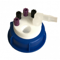 SmartWasteCap Burkle, 1 charcoal cart filter port + 4 entrie