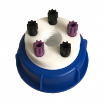 SmartWasteCap Burkle, 1 charcoal cart filter port + 5 entrie