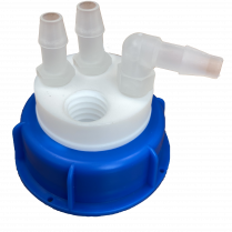SmartWasteCap Burkle, 1 charcoal cart filter port + 2 leak(s