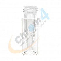 2mL Clear Screw Vial, w/Narrow Tapered 300µL insert, GC