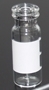 2mL Clear Snap Ring Vial w/Spot & Fused in 300µL insert